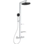 Prémium Ideal Standard, Ceratherm Alu+ termosztátos zuhanyrendszer, ezüst, BD583SI