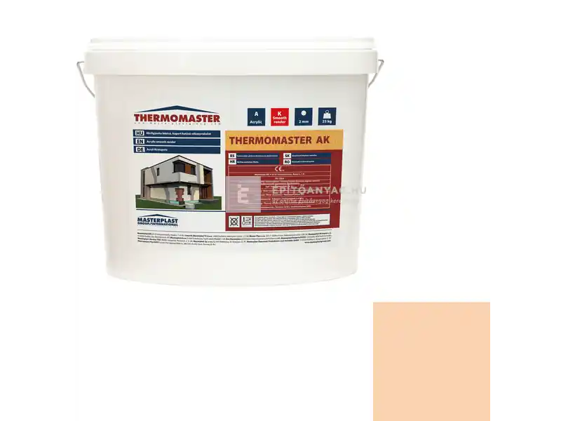 Vedd meg most Masterplast Thermomaster akril vékonyvakolat, kapart 2 mm 04-D 25 kg