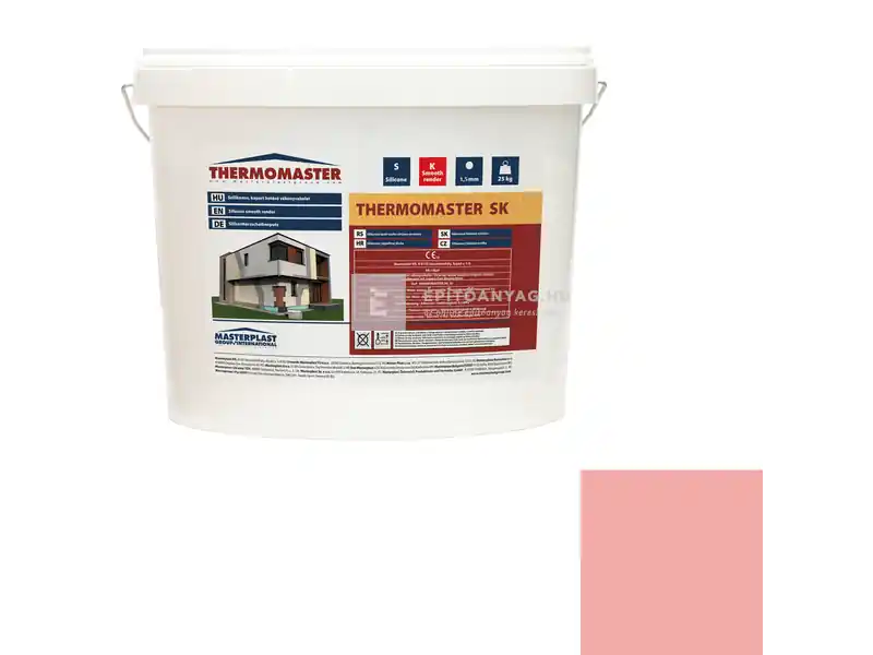 Masterplast Thermomaster szilikon vékonyvakolat, kapart 1,5 mm 22-E 25 kg Azonnali szállítás