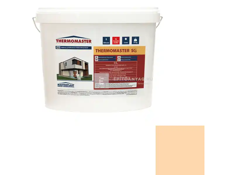 Masterplast Thermomaster szilikon vékonyvakolat, gördülőszemcsés 2 mm 03-D 25 kg Végkiárusítás
