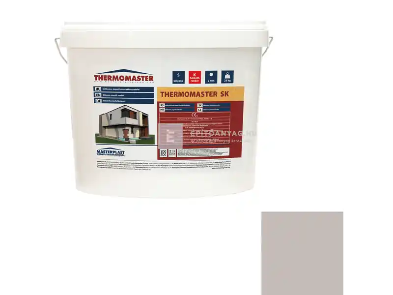 Különleges ajánlat Masterplast Thermomaster szilikon vékonyvakolat, kapart 2 mm 49-D 25 kg