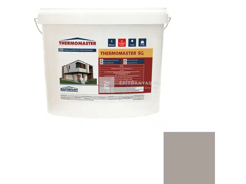 Masterplast Thermomaster szilikon vékonyvakolat, gördülőszemcsés 2 mm 49-C 25 kg Alacsony ár