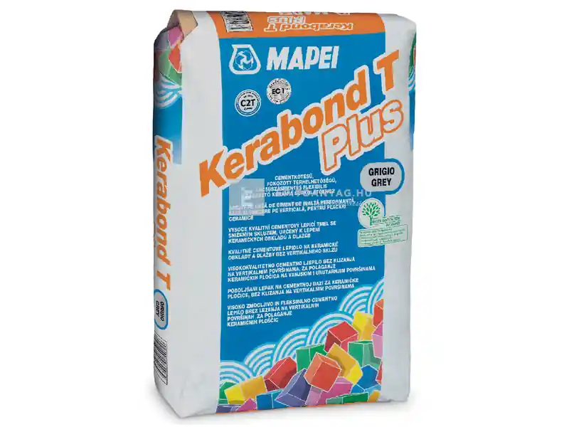 Akció Mapei Kerabond T Plus kerámiaburkolat- ragasztó C2T szürke 25 kg