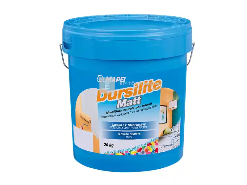 Vedd meg most Mapei Dursilite Matt mosható beltéri falfesték fehér 20 kg