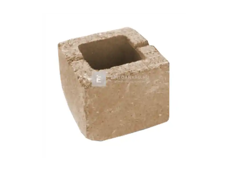 Csak ma Leier Antik kerítéskő félkő fuoco 20x20x20 cm