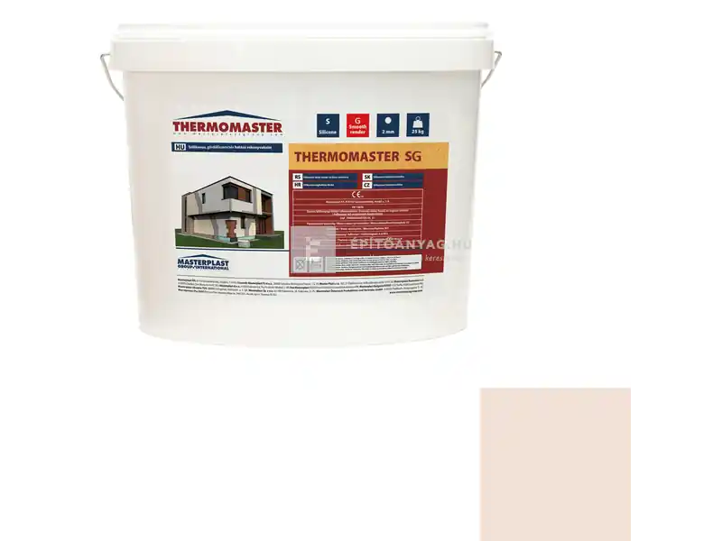 Biztonságos fizetés Masterplast Thermomaster szilikon vékonyvakolat, gördülőszemcsés 2 mm 09-F 25 kg
