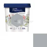 Poli-Farbe Platinum beltéri falfesték F50 fekete üröm 2,5 l Gyors szállítás