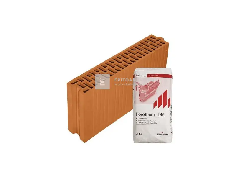 Azonnal elérhető Wienerberger Porotherm 10 N+F Rapid tégla