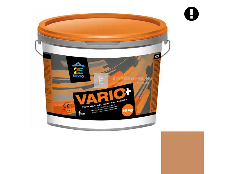 Revco Vario+ Spachtel kapart vékonyvakolat 1 mm praline 5 16 kg Olcsóbb