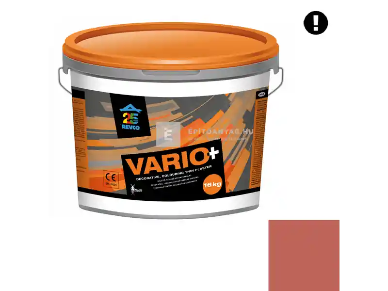Korlátozott ajánlat Revco Vario+ Spachtel kapart vékonyvakolat 1,5 mm cognac 5 16 kg