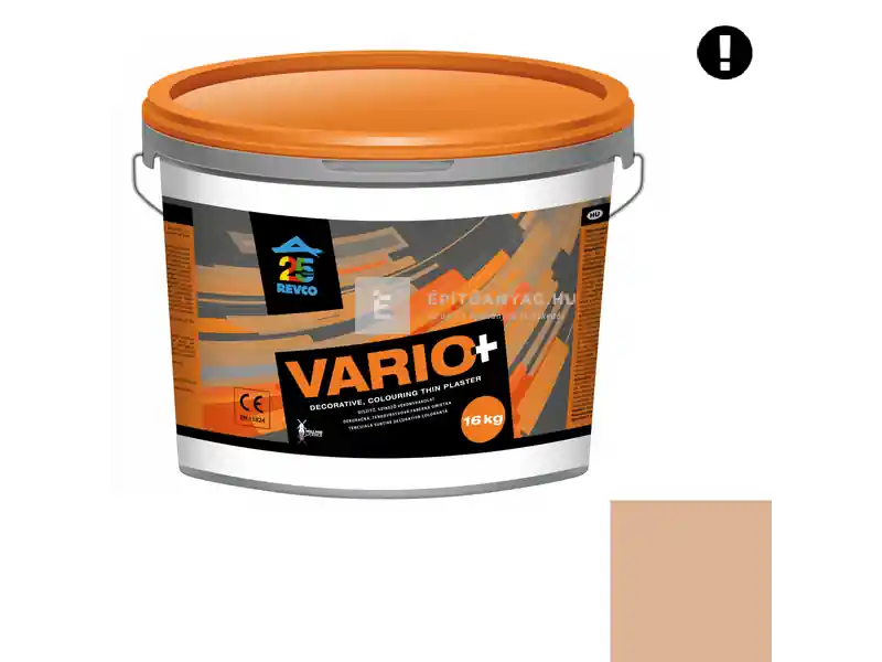Akciós ár Revco Vario+ Spachtel kapart vékonyvakolat 2,5 mm praline 4 16 kg