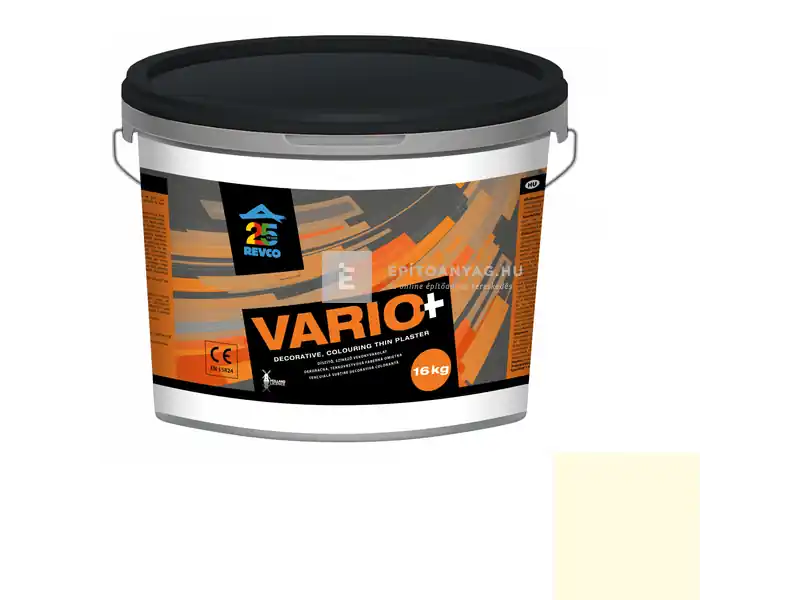 Revco Vario+ Struktúra gördülőszemcsés vékonyvakolat 2 mm narcis 1 16 kg Exkluzív ajánlat