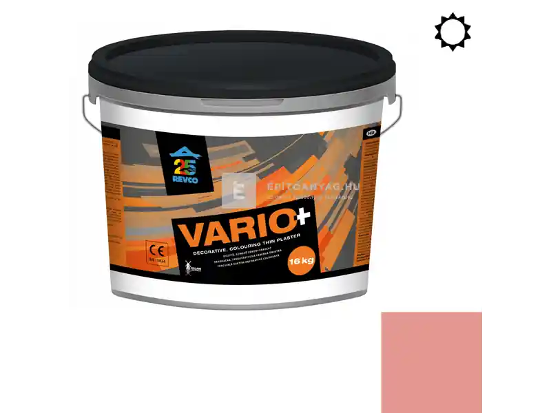 Revco Vario+ Struktúra gördülőszemcsés vékonyvakolat 2 mm rouge 3 16 kg Biztonságos fizetés