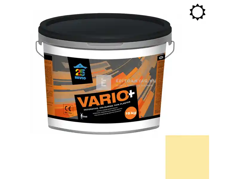 Biztonságos fizetés Revco Vario+ Struktúra gördülőszemcsés vékonyvakolat 2 mm sunset 2 16 kg