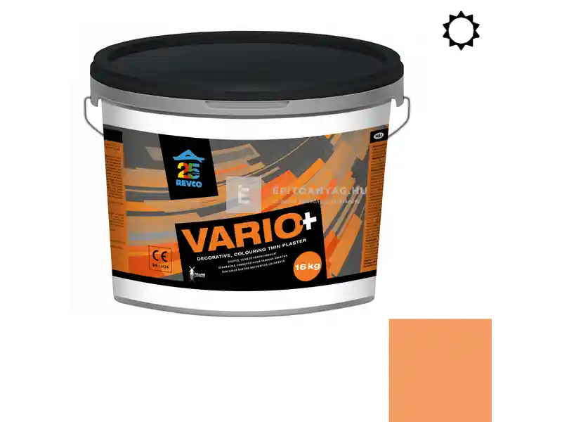 Biztonságos fizetés Revco Vario+ Struktúra gördülőszemcsés vékonyvakolat 3 mm coral 4 16 kg