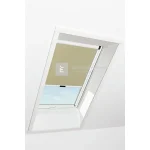 Roto Designo ZRV R6/R8 74x140 cm sötét-bézs fényzáró roló, alumínium profilokkal Legjobb ár