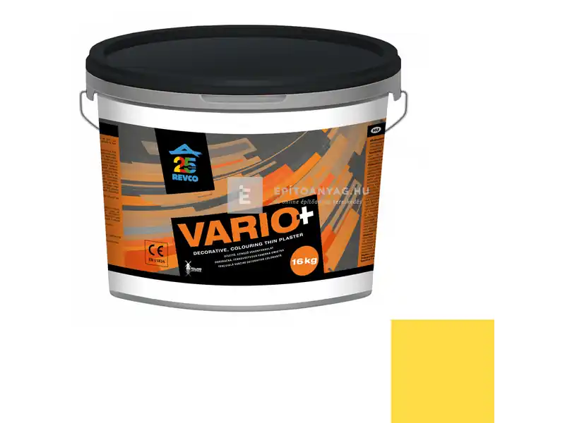 Exkluzív ajánlat Revco Vario+ Struktúra gördülőszemcsés vékonyvakolat 3 mm honey 5 16 kg