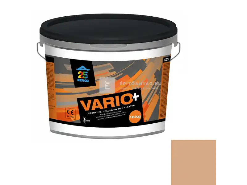 Revco Vario+ Struktúra gördülőszemcsés vékonyvakolat 3 mm mocca 3 16 kg Korlátozott ajánlat