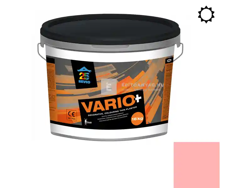 Revco Vario+ Struktúra gördülőszemcsés vékonyvakolat 3 mm scarlet 2 16 kg Legnépszerűbb