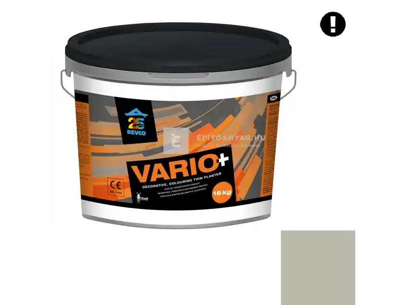 Revco Vario+ Struktúra gördülőszemcsés vékonyvakolat 3 mm silver 5 16 kg Kihagyhatatlan ajánlat