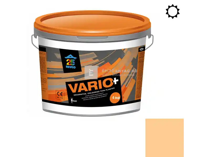 Azonnal elérhető Revco Vario+ Spachtel kapart vékonyvakolat 1,5 mm mandarin 3 4 kg