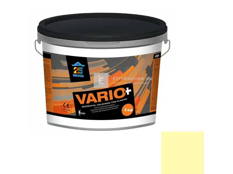 Vedd meg most Revco Vario+ Struktúra gördülőszemcsés vékonyvakolat 2 mm lemon 2 4 kg