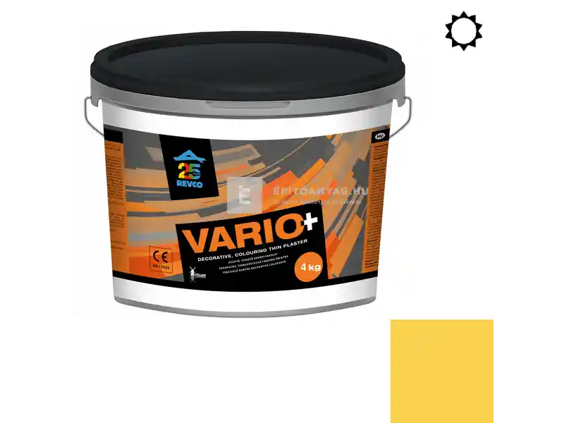 Végkiárusítás Revco Vario+ Struktúra gördülőszemcsés vékonyvakolat 2 mm sunset 4 4 kg