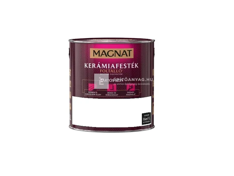 Népszerű Magnat Ceramic beltéri falfesték CM1 fehér 2,5 l