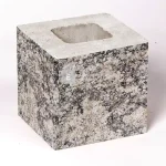 Leier Architektura kerítéskő félkő jégszürke 20x20x20 cm Legkelendőbb