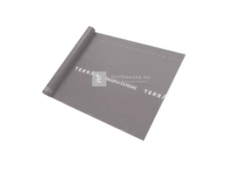 Terrán Medifol Extreme Grey páraáteresztő tetőfólia 345 g/m2, 37,5 m2 Biztonságos vásárlás