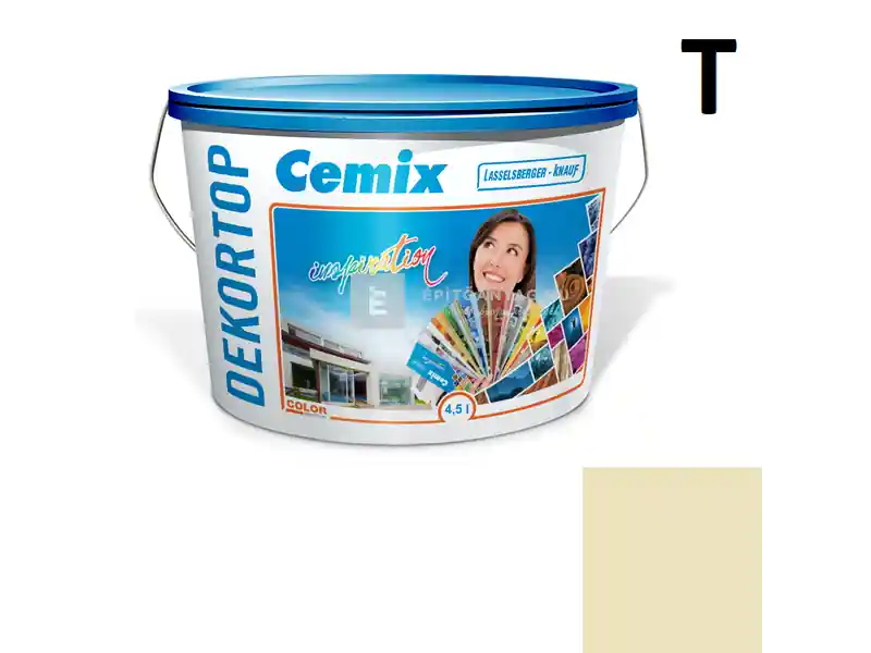 Cemix 2802 DekorTOP diszperziós homlokzatfesték 6141 intense 4,5 l Prémium