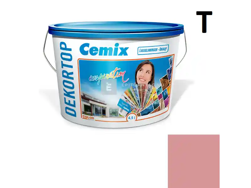 Gyors szállítás Cemix 2802 DekorTOP diszperziós homlokzatfesték 6335 intense 4,5 l