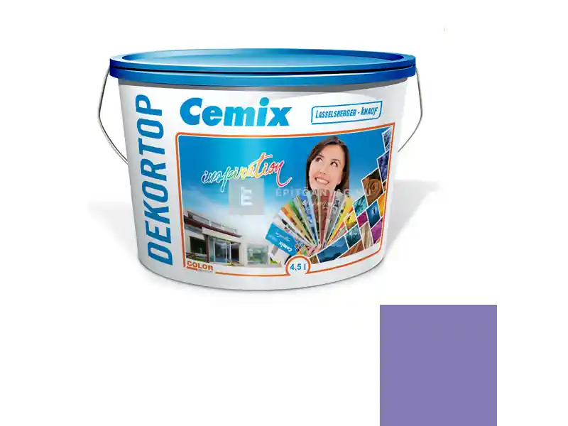 Gyors szállítás Cemix 2802 DekorTOP diszperziós homlokzatfesték 6719 intense 4,5 l