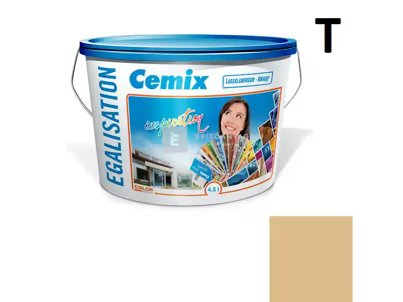 Olcsóbb Cemix 2805 Egalisation színfelújító homlokzatfesték 4349 orange 4,5 l