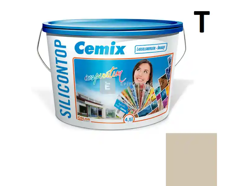 Cemix 2800 SiliconTOP szilikon homlokzatfesték 4555 green 4,5 l Alacsony ár