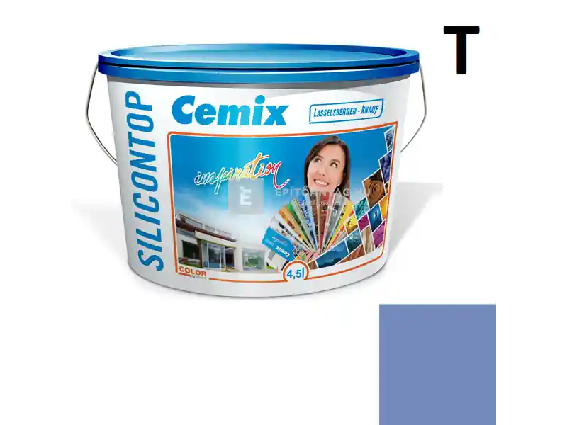 Akciós ár Cemix 2800 SiliconTOP szilikon homlokzatfesték 6729 intense 4,5 l