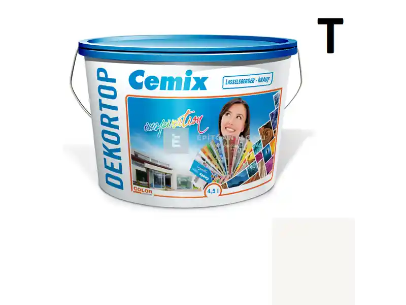 Ajánlat Cemix 2802 DekorTOP diszperziós homlokzatfesték 4000 white 4,5 l