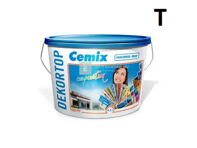Árcsökkenés Cemix 2802 DekorTOP diszperziós homlokzatfesték 4001 white 4,5 l