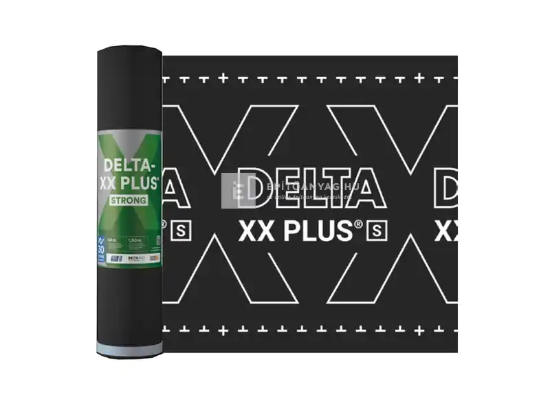 Árengedmény Dörken Delta XX Plus Strong páraáteresztő tetőfólia, hálóerősítéssel, két ragasztósávval 180 g/m²