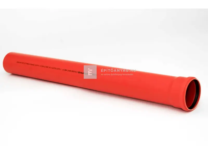 Valplast KG PVC többrétegű tokos cső gumigyűrűvel 110 mm, 1 m Biztonságos fizetés