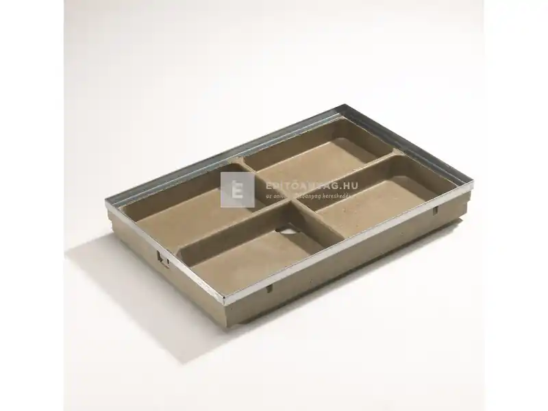Legkelendőbb Aco Self Vario2 polimerbeton lábtörlő tálca 75x50 cm
