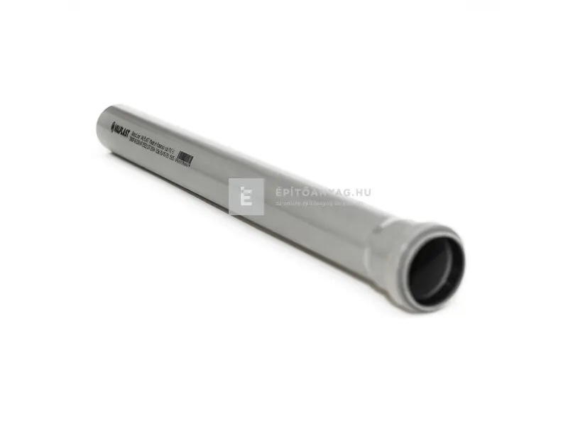 Valplast PVC tokos cső gumigyűrűvel 40 mm, 0,5 m Legkelendőbb
