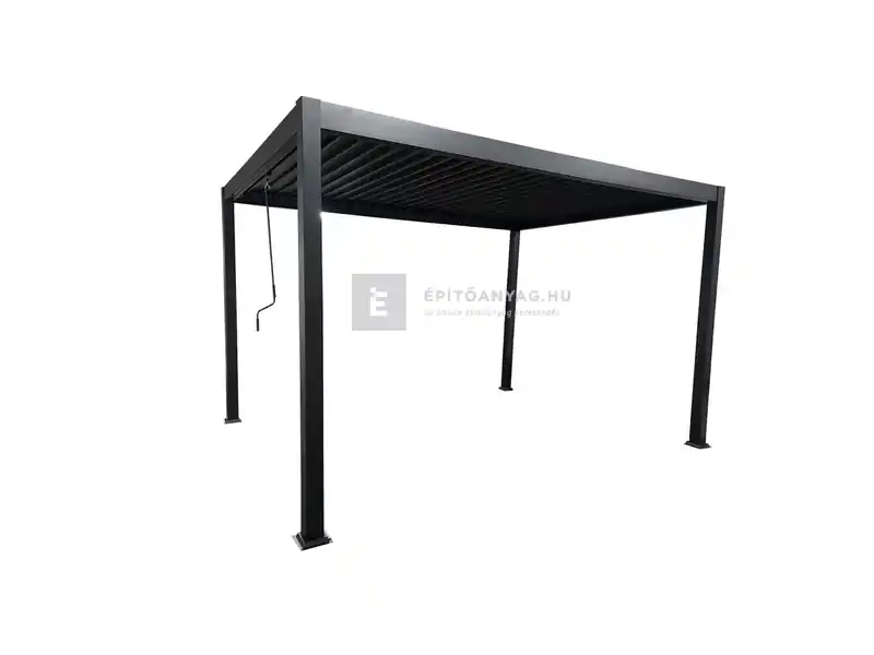 Sunrite Oliver pergola 3x4 m, fekete Exkluzív ajánlat