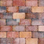 Végkiárusítás Semmelrock Fuego Antico térkő bontott tégla mix 5 cm