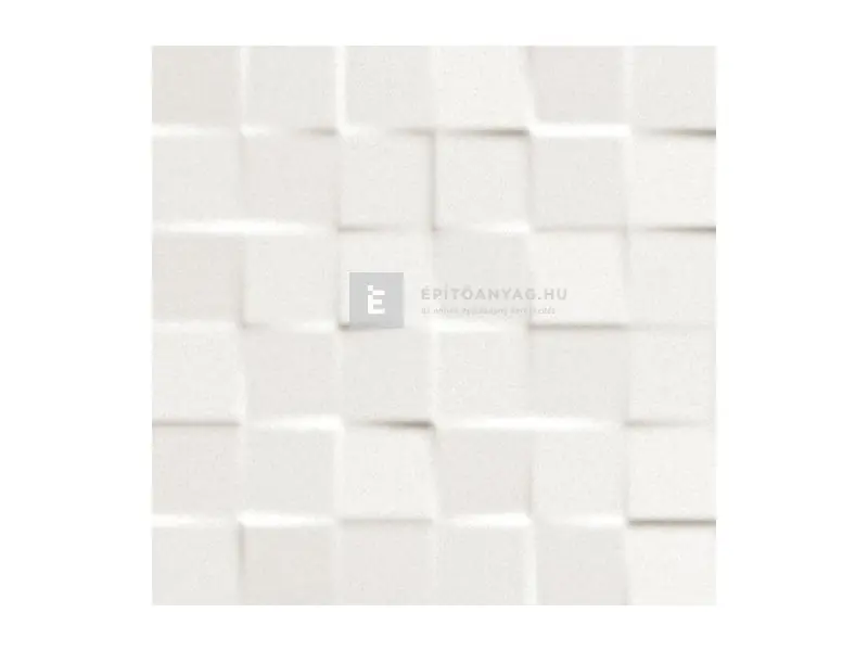 Árengedmény Fap Lumina Square White Matt fali csempe, fehér 25x75 cm