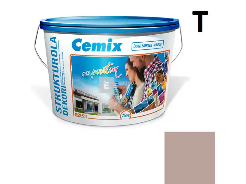 Legjobb ár Cemix 2704 StrukturOLA Dekor diszperziós vékonyvakolat, kapart 1,5 mm 5155 rusty 25 kg