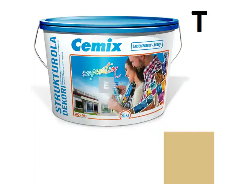 Biztonságos fizetés Cemix 2704 StrukturOLA Dekor diszperziós vékonyvakolat, kapart 2 mm 4319 orange 25 kg