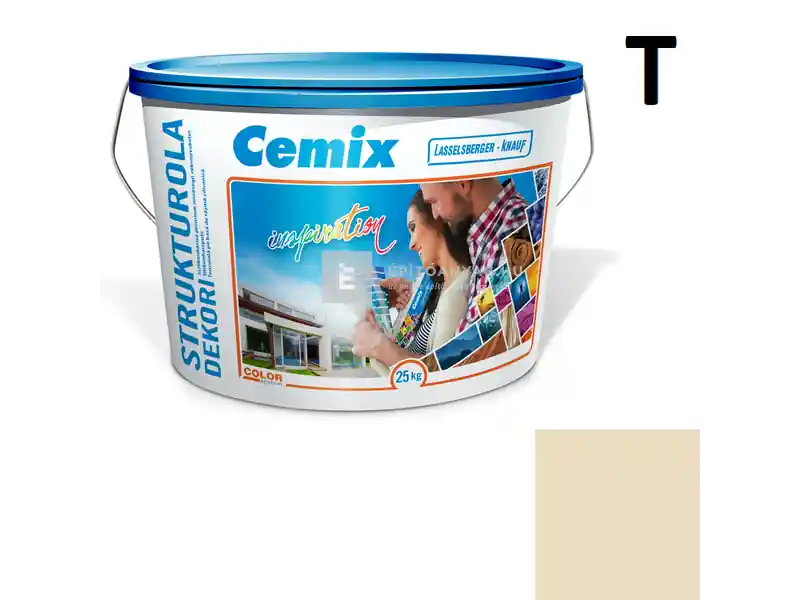 Cemix 2704 StrukturOLA Dekor diszperziós vékonyvakolat, kapart 2 mm 4341 orange 25 kg Ajánlat