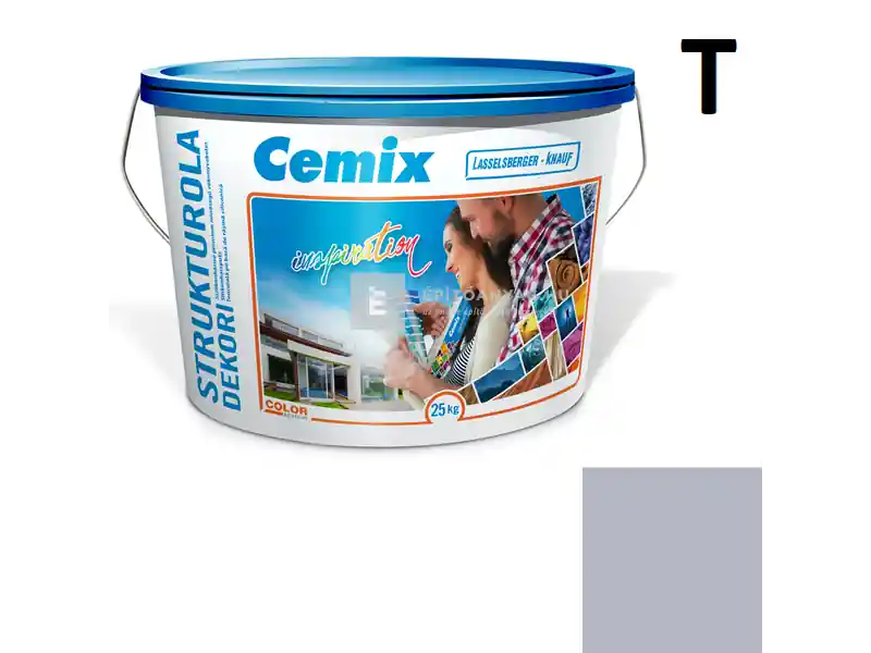 Cemix 2704 StrukturOLA Dekor diszperziós vékonyvakolat, kapart 2 mm 4757 blue 25 kg Ne maradj le