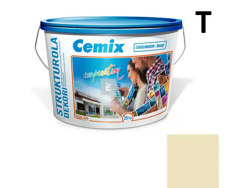 Kedvezmény Cemix 2704 StrukturOLA Dekor diszperziós vékonyvakolat, kapart 2 mm 6141 intense 25 kg